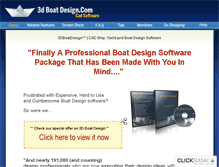 Tablet Screenshot of 3dboatdesign.com